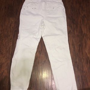 Size 14 white jeggings.